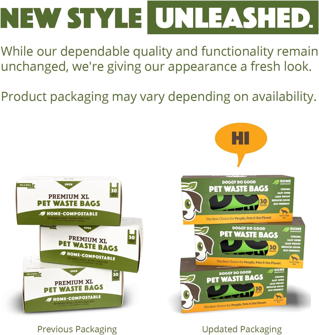 Poop Bags for Dogs (90 Ct), Easy Open Dog Poop Bags Single Roll, Certified Home Compostable