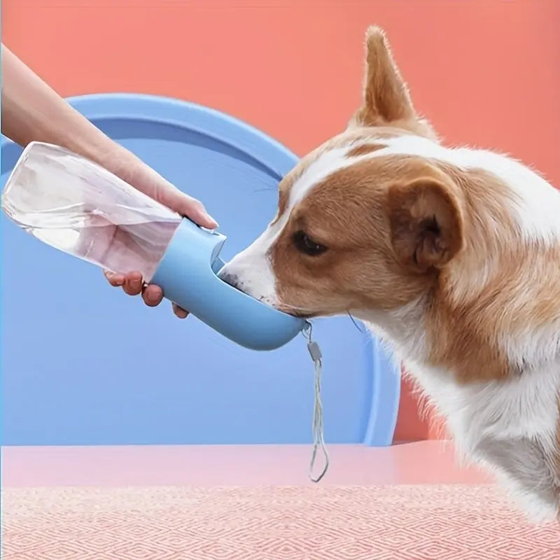 Portable Dog Water Bottle, Pet Travel Cup, Easy Feeding and Drinking, 350ML/500ML Capacity, Plastic Portable Water Bottle