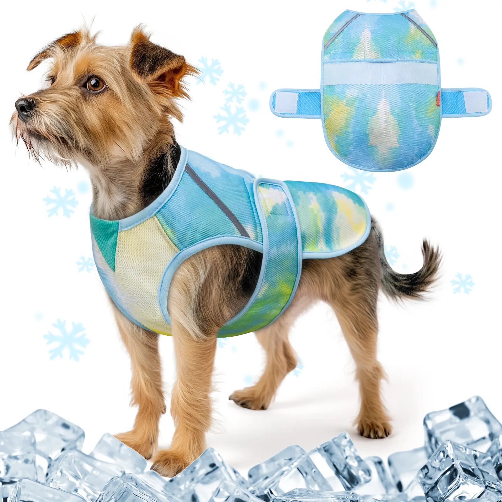 KYEESE Cooling Dog Vest, Breathable Comfortable Summer Wear for Dogs, Multiple Sizes Perfect Fit, Petlovers Choice for Summervibes